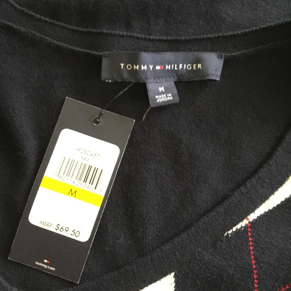 NWT TOMMY HILFIGER ARGYLE SWEATER - Picture 10 of 11